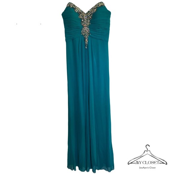 Laura Sweetheart Embellished Gown Size 6 - Picture 2 of 11